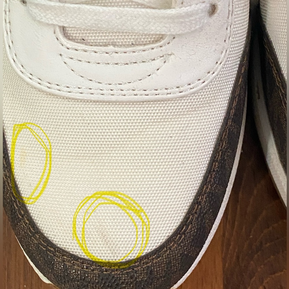 Michael Kors Women’s Wedge Sneakers. Size: 8.5
Gently used great condition. 🤎 - Picture 3 of 14
